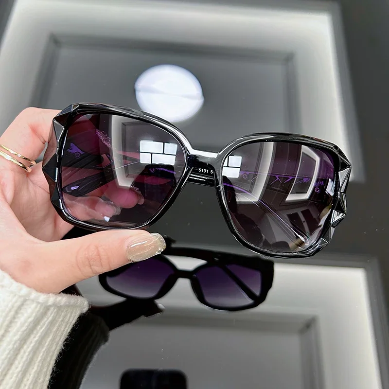 Decorative Mirror - Vintage Oversized Sonnenbrille Damen Marken-Retro-Sonnenbrille mit
