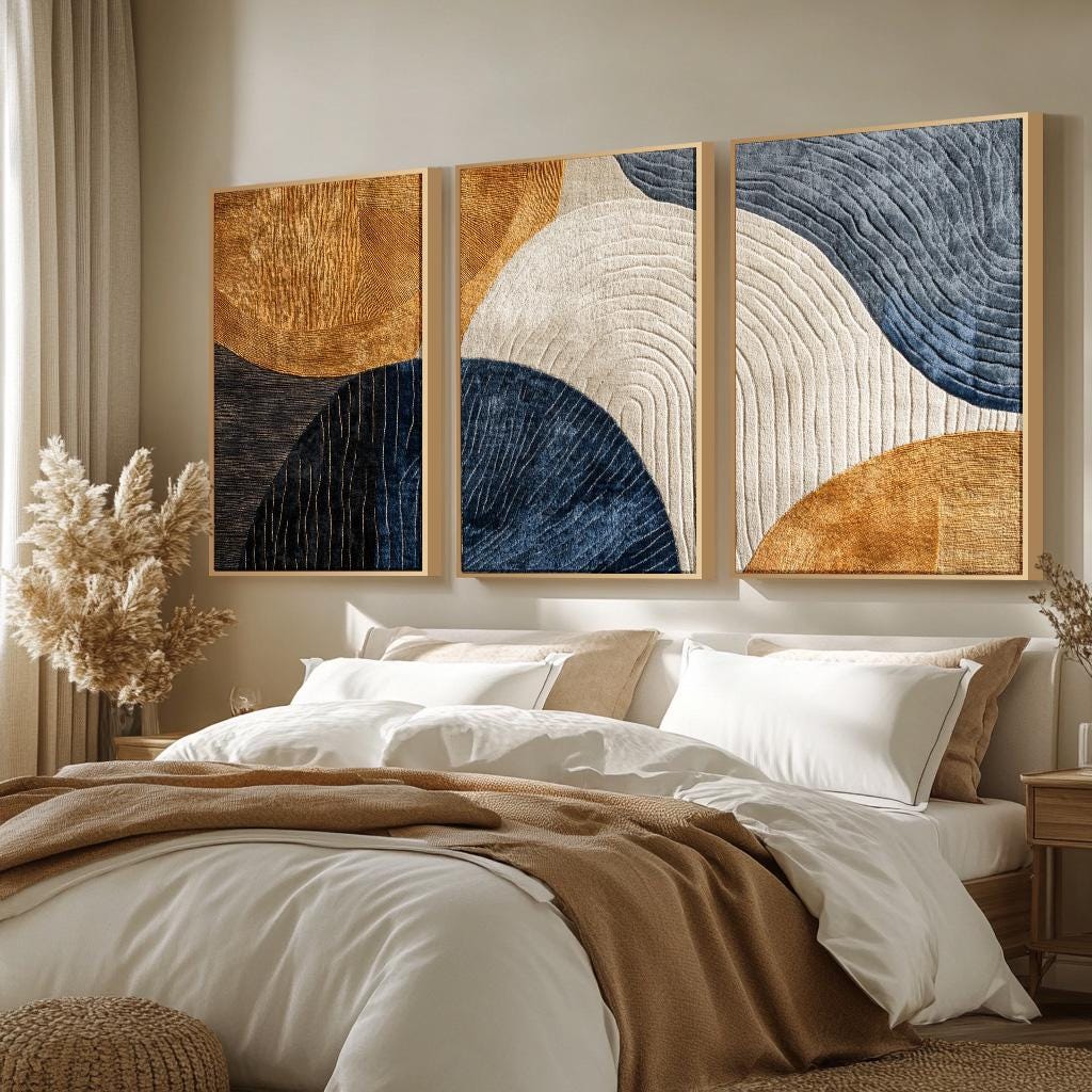 3-teiliges Rahmenloses Leinwan – Abstract Canvas Set Bewertung und Preis