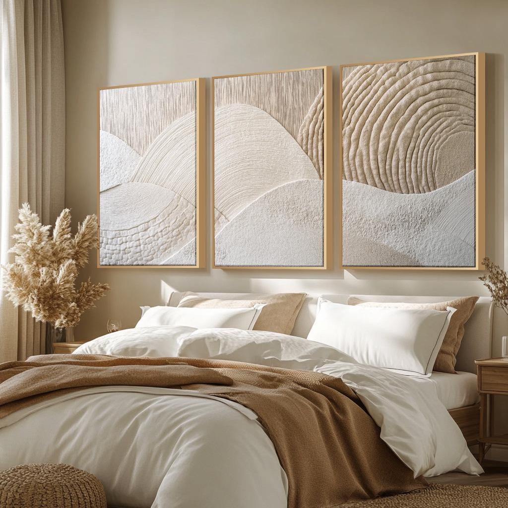 3-teiliges Rahmenloses Leinwan – Abstract Canvas Set Bewertung und Preis