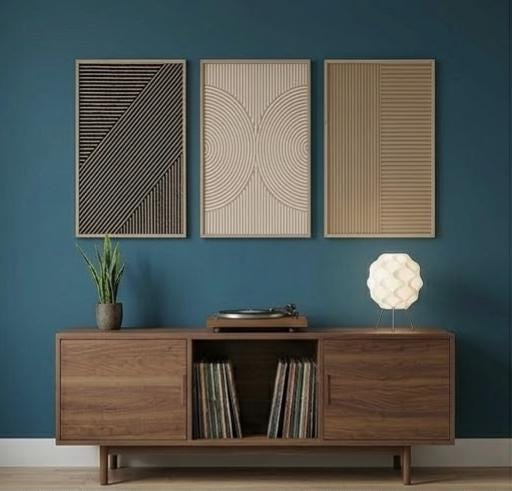 3er-Set Beige-Schwarze Minimal – Abstract Canvas Set Bewertung und Preis