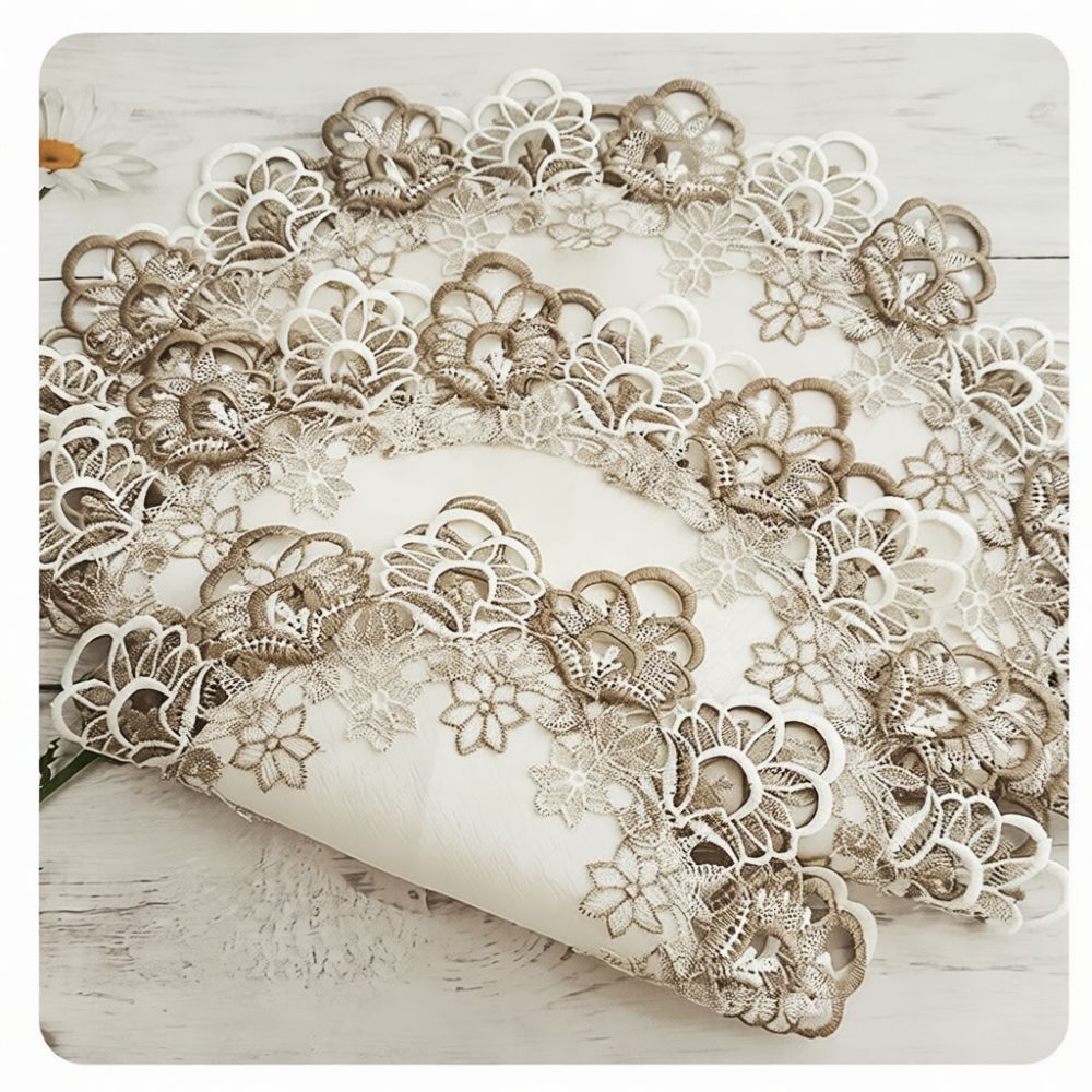 Exquisite runde Spitzen-Tischs – Table Runner Bewertung und Preis