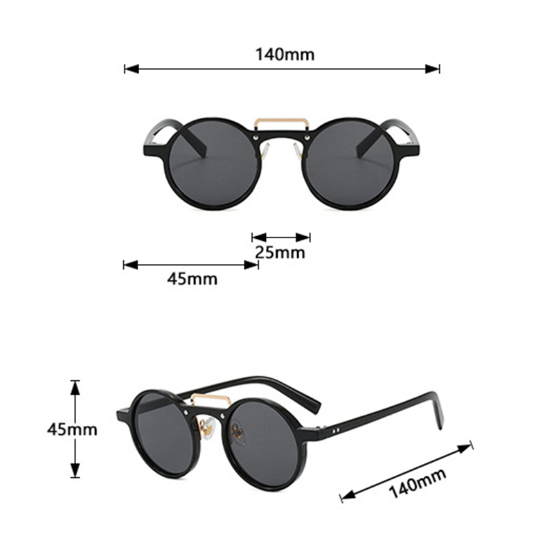 1 Stück Retro-Brille mit doppe – Decorative Mirror Bewertung und Preis