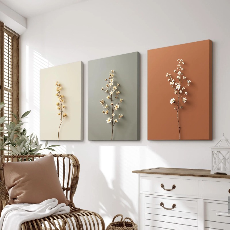 3-teiliges rahmenloses Leinwan – Abstract Canvas Set Bewertung und Preis