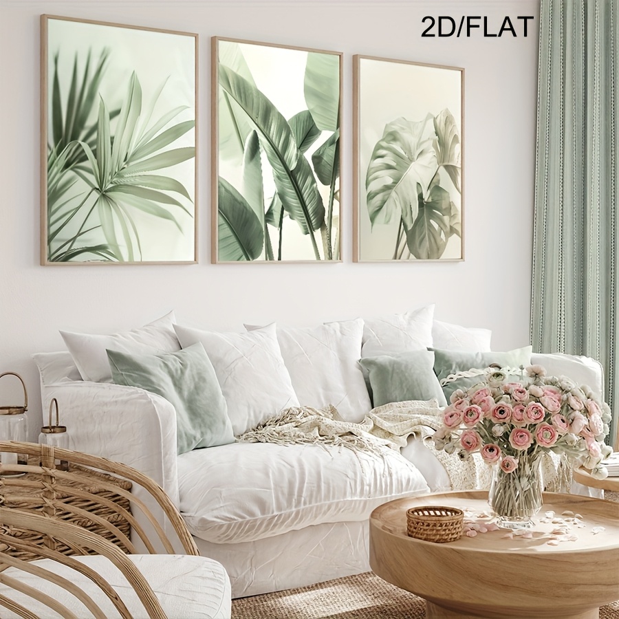 Rahmenlose 2D-Flachbilder, 3er – Abstract Canvas Set Bewertung und Preis
