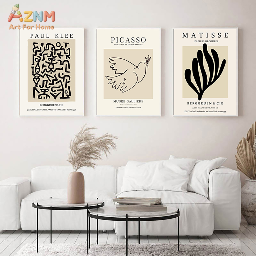 3-teiliges Matisse Picasso Pau – Abstract Canvas Set Bewertung und Preis
