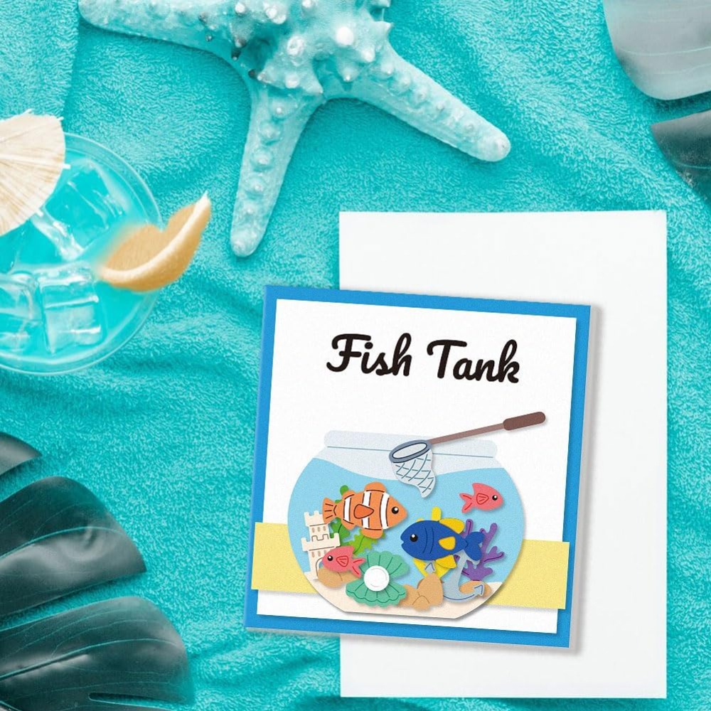 Aquarium gestanzte Stanzungen, – Picture Frame Bewertung und Preis