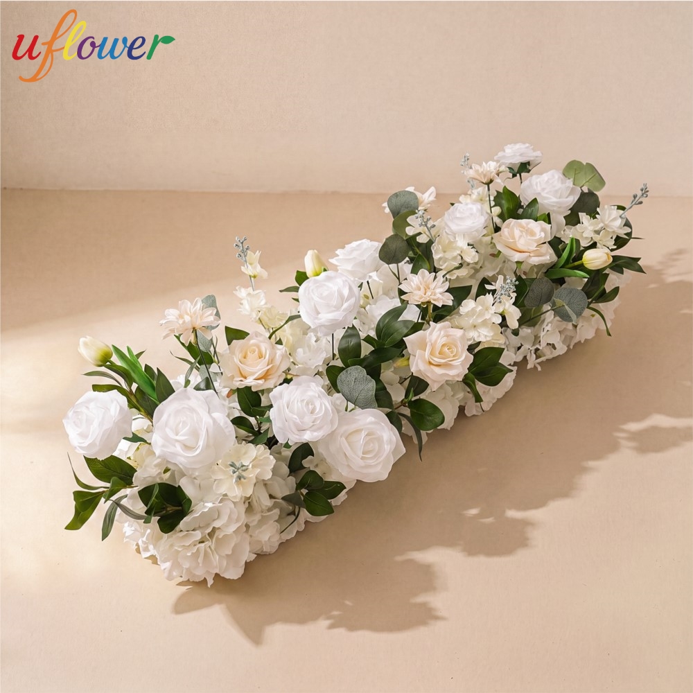 Uflower Rosen-Grün-Blumenreihe – Table Runner Bewertung und Preis