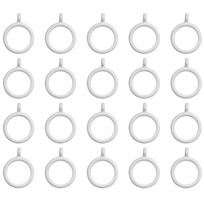 9er-Pack x 20 weiße 25 mm groß – Curtain Curtain Bewertung und Preis