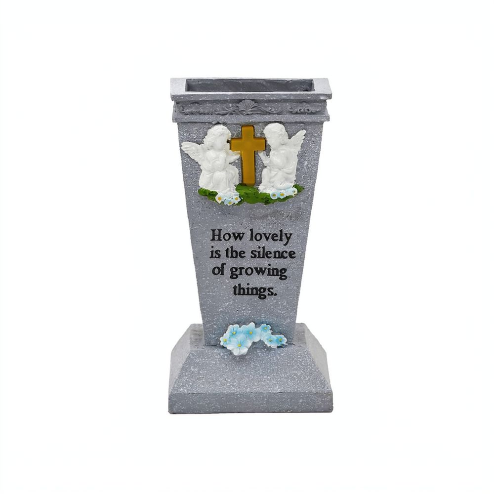 Harz-Solar-Kreuz-Friedhofsvase – Vase Decor Bewertung und Preis