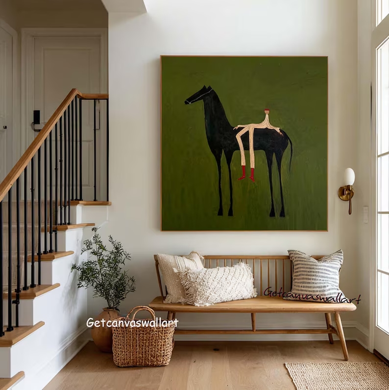Moderner abstrakter Western-Pf – Interior Design Living Room Bewertung und Preis
